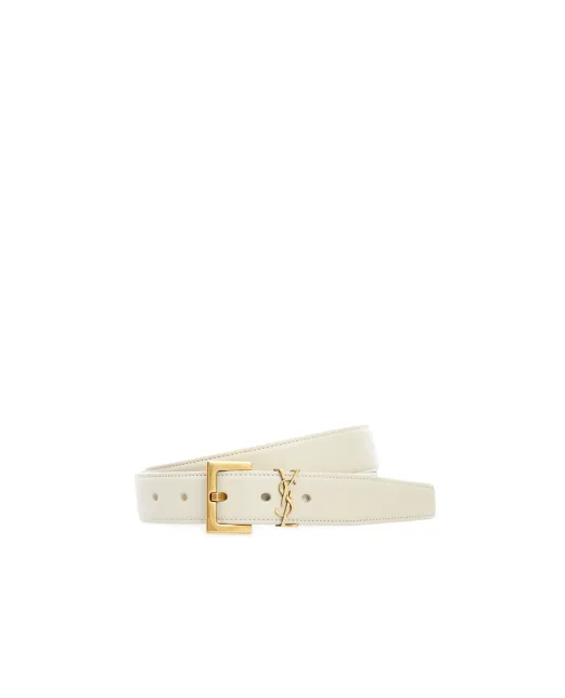 Saint Laurent Кожаный ремень - Артикул: 634437-BOO0W
