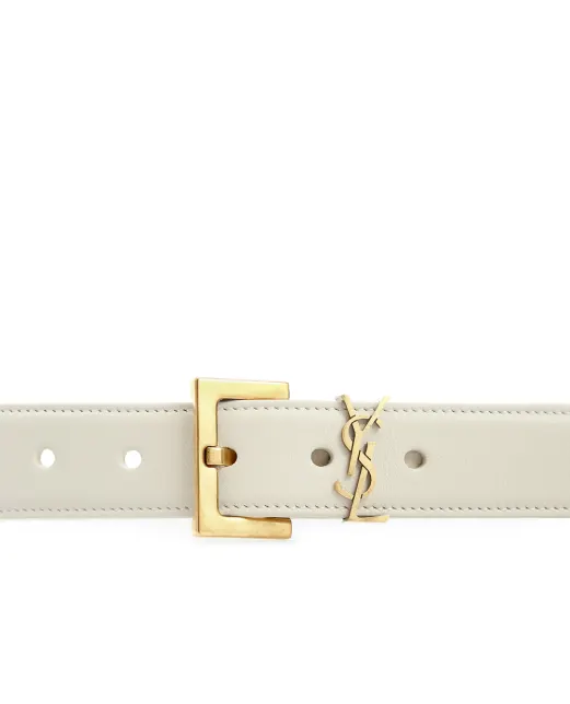 Saint Laurent Кожаный ремень - Артикул: 634437-BOO0W