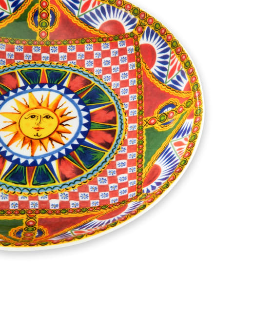 Dolce&Gabbana Набор из двух глубоких тарелок из фарфора - Артикул: TC0S05-TCA21