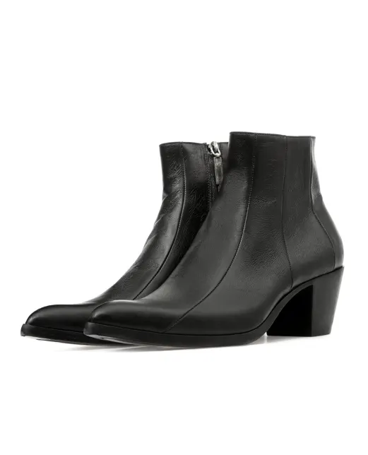 Saint Laurent Кожаные ботинки Lukas - Артикул: 558996-0Z000