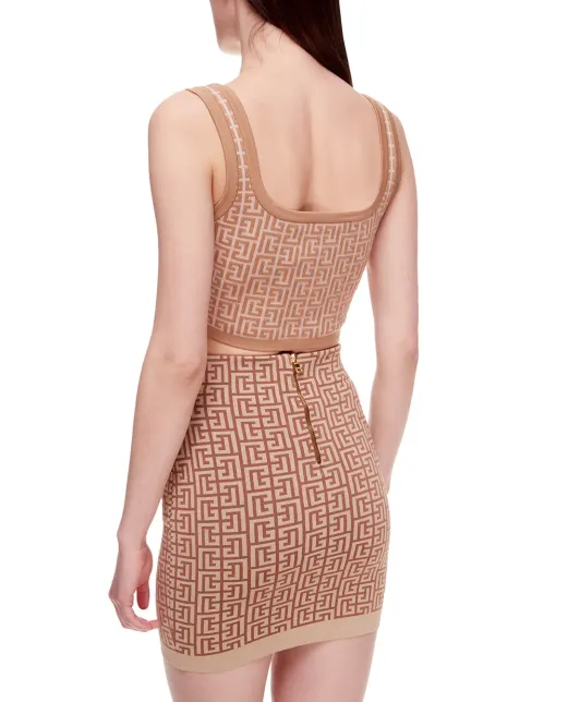 Balmain Шерстяной топ - Артикул: XF1AA035KB02-s