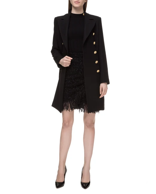 Balmain Твідова спідниця - Артикул: RF24607K326
