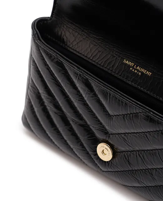 Saint Laurent Кожаная сумка College Mini - Артикул: 779430-DZH07
