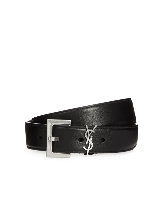 Saint Laurent Кожаный ремень - Артикул: 634437-BOO0E