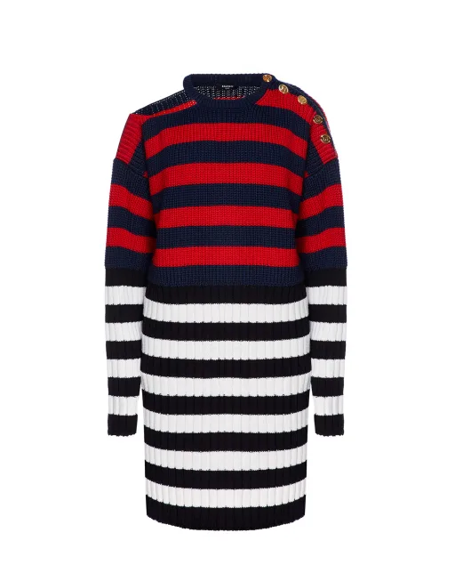 Balmain Шерстяное платье - Артикул: WF0RF020K339
