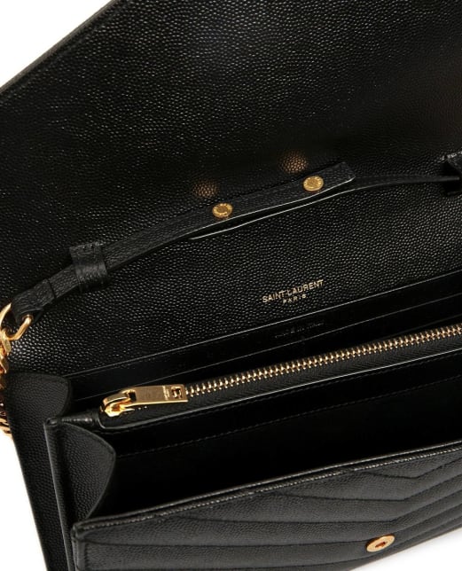 Saint Laurent Шкіряна сумка Cassandre Chain Wallet - Артикул: 377828-BOW01-