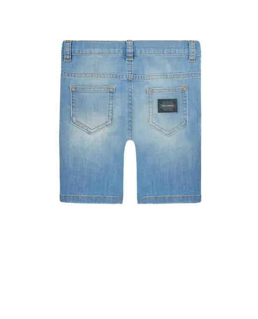 Dolce&Gabbana Детские джинсовые шорты - Артикул: L42Q37-LD879-B