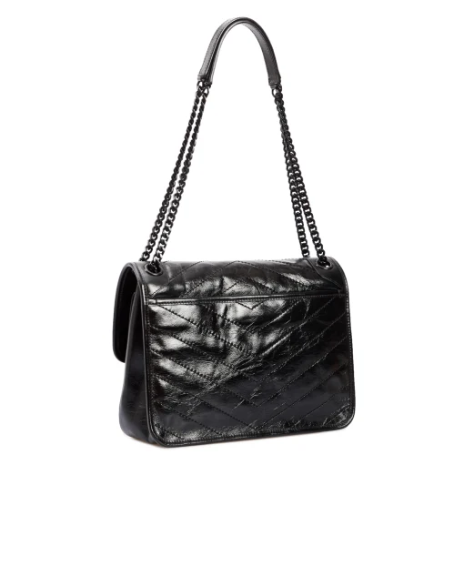 Saint Laurent Кожаная сумка Niki Medium - Артикул: 633184-0EN08