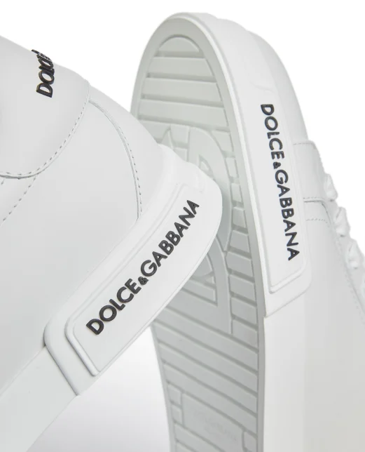 Dolce&Gabbana Шкіряні снікери Portofino - Артикул: CS2213-AA335