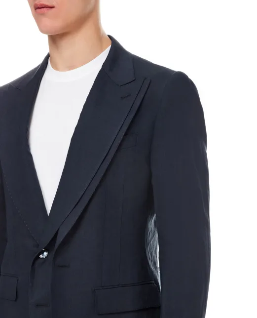 Dolce&Gabbana Льняной пиджак - Артикул: G2PJ5T-FU4IK
