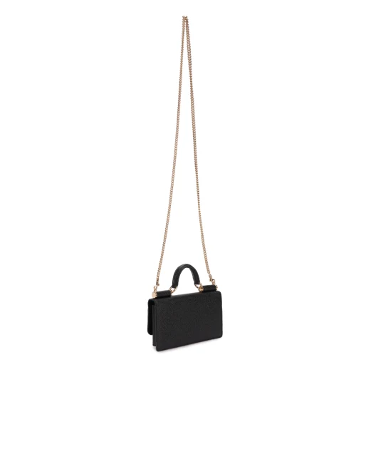 Dolce&Gabbana Шкіряна сумка Sicily Phone Bag - Артикул: BI3280-A1001