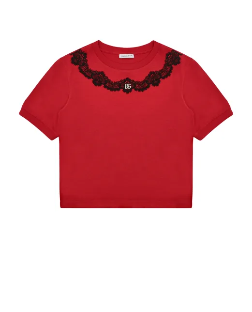 Dolce&Gabbana Детская футболка - Артикул: L5JTKY-G7I4N-S