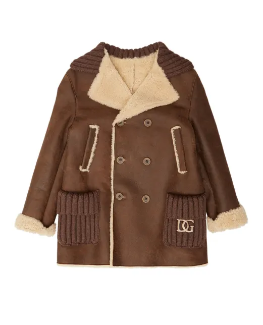 Dolce&Gabbana Детская дубленка - Артикул: L41C95-FUP4G-B