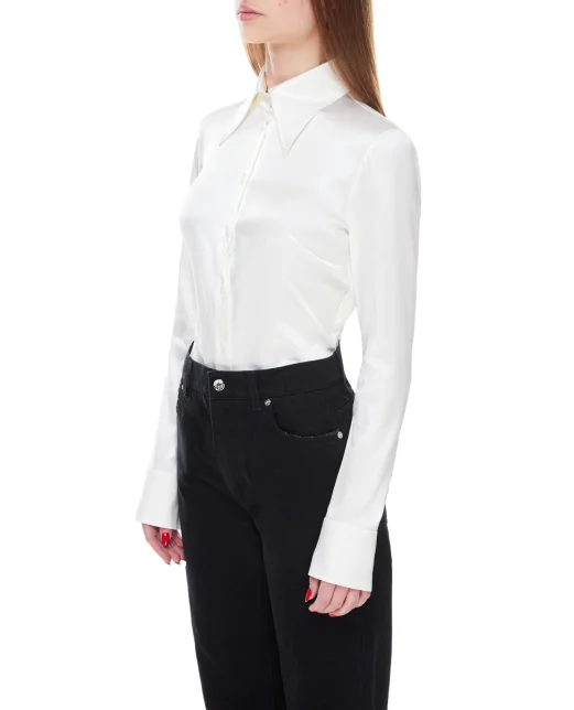 Dolce&Gabbana Шелковое боди - Артикул: F775BT-FURAG