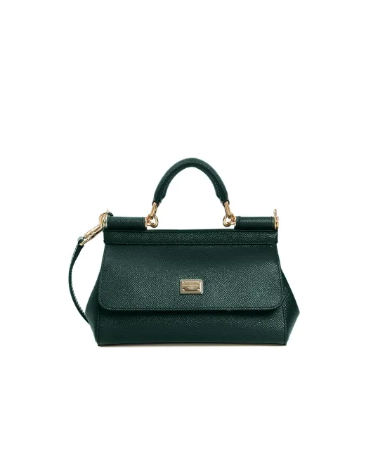 Dolce&Gabbana Кожаная сумка Sicily Small - Артикул: BB7116-A1001