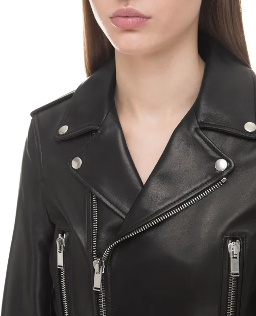 Saint Laurent Шкіряна косуха - Артикул: 481862-Y5YA2