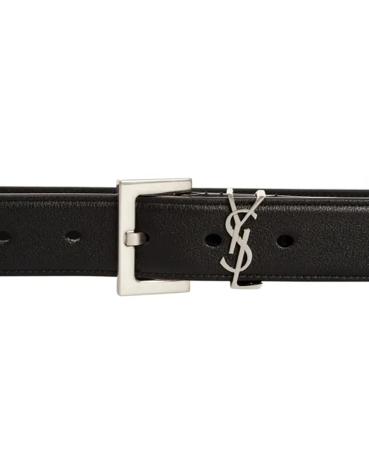 Saint Laurent Кожаный ремень - Артикул: 634437-BOO0E