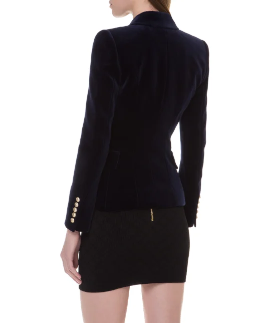 Balmain Бархатный жакет - Артикул: SF17180155C