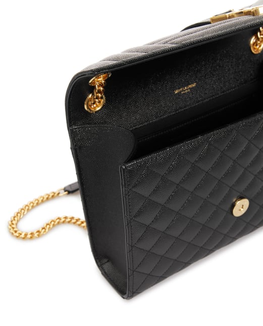 Saint Laurent Шкіряна сумка Envelope Medium - Артикул: 600185-BOW91-