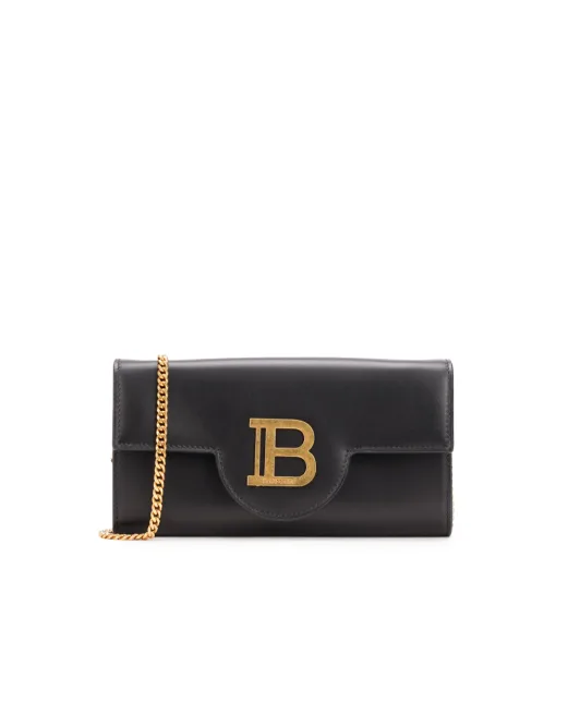 Balmain Кожаная сумка B-Buzz Wallet - Артикул: DN1ON197LAVE