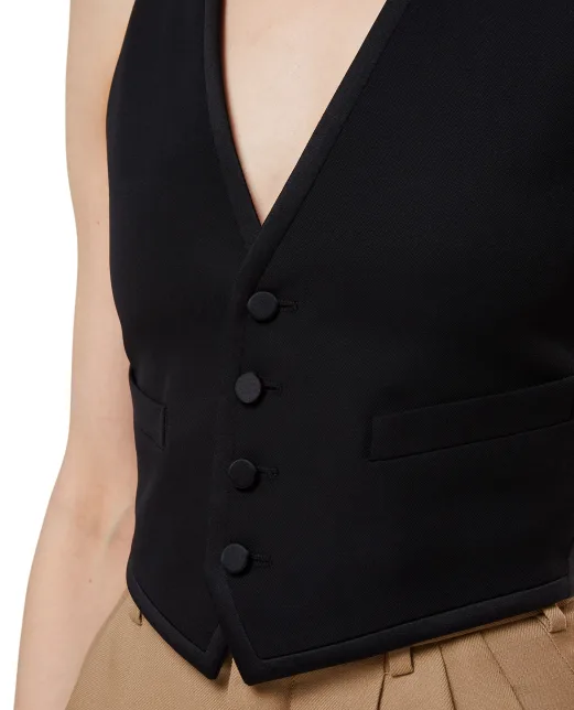 Saint Laurent Шерстяной жилет - Артикул: 647510-Y512W