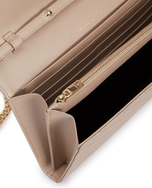 Saint Laurent Кожаная сумка Cassandre Chain Wallet - Артикул: 377828-BOW01
