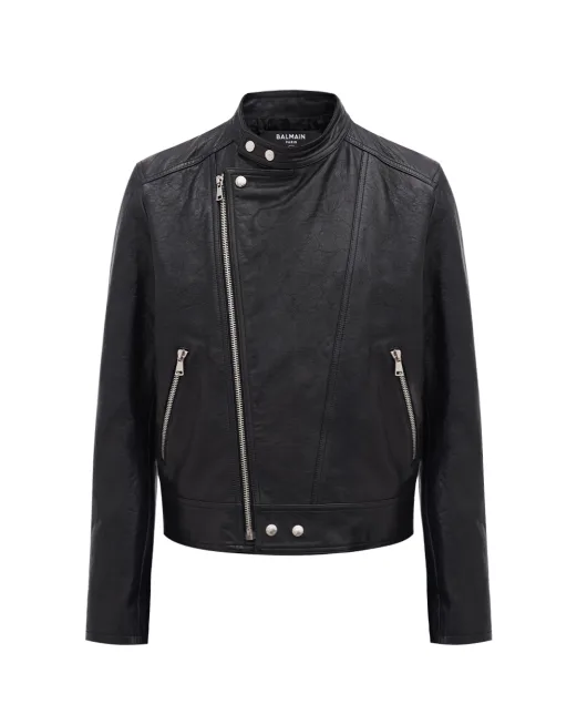 Balmain Кожаная куртка  - Артикул: CH1TD010LC46