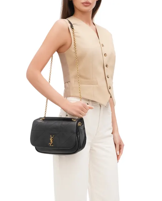 Saint Laurent Кожаная сумка Jamie Small - Артикул: 763475-AAB32