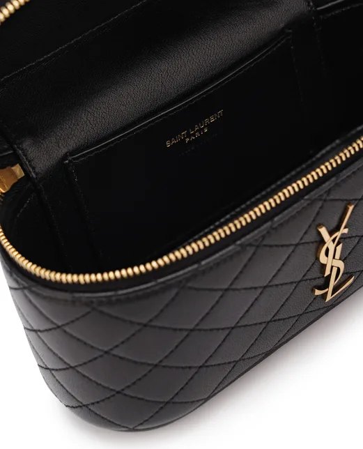 Saint Laurent Кожаная сумка Gaby - Артикул: 766731-1EL07
