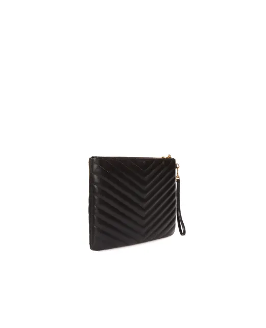 Saint Laurent Шкіряний клатч Monogram - Артикул: 379039-CWU01