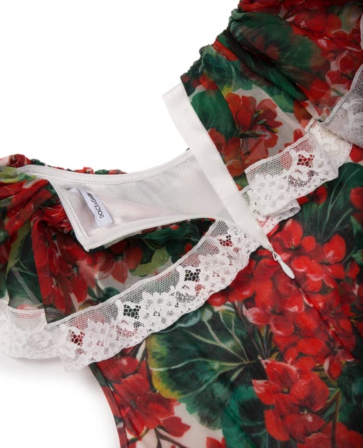 Dolce&Gabbana Дитяча шовкова сукня - Артикул: L51DM8-HS1ZV-B