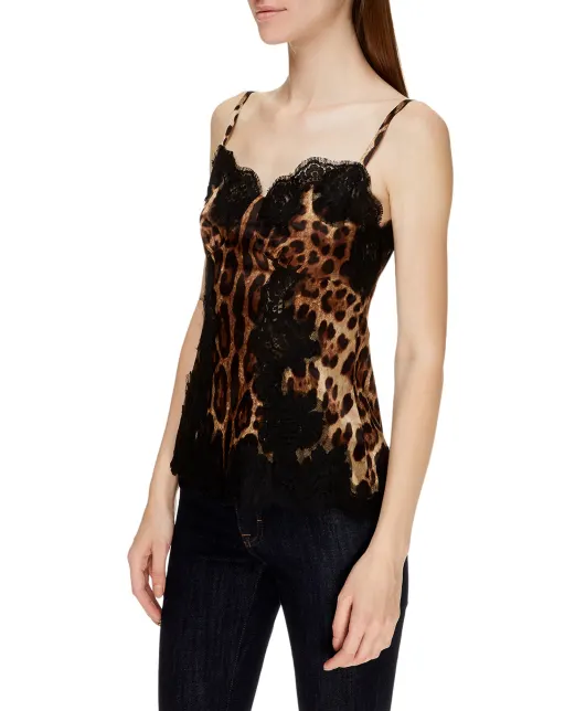 Dolce&Gabbana Шелковый топ - Артикул: F72K9T-FSAXY