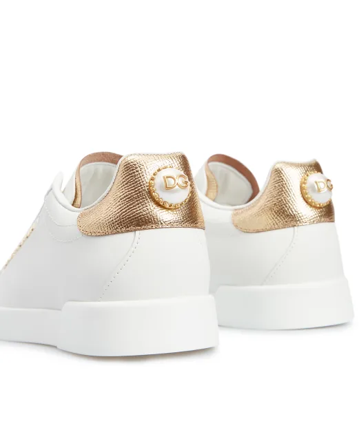 Dolce&Gabbana Кожаные сникеры Portofino - Артикул: CK1602-AN298