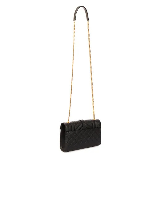 Saint Laurent Кожаная сумка Envelope Small - Артикул: 600195-BOW91