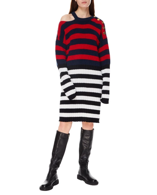 Balmain Шерстяное платье - Артикул: WF0RF020K339