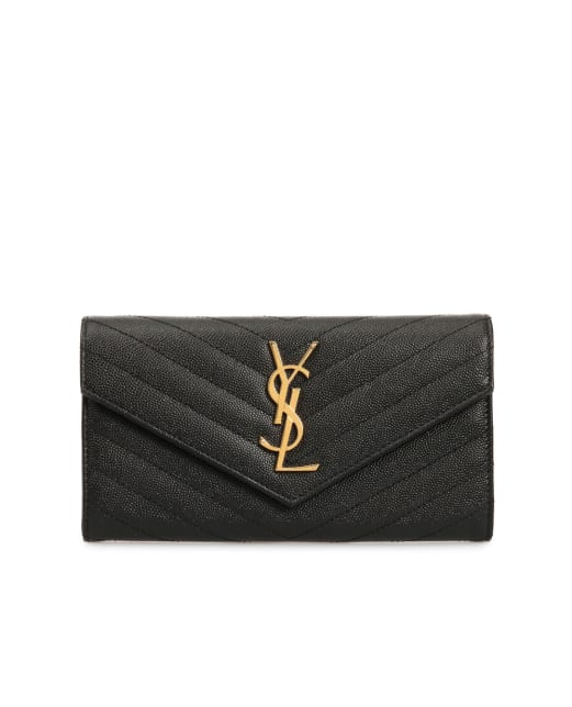 Saint Laurent Шкіряний гаманець Monogram - Артикул: 372264-BOW01-