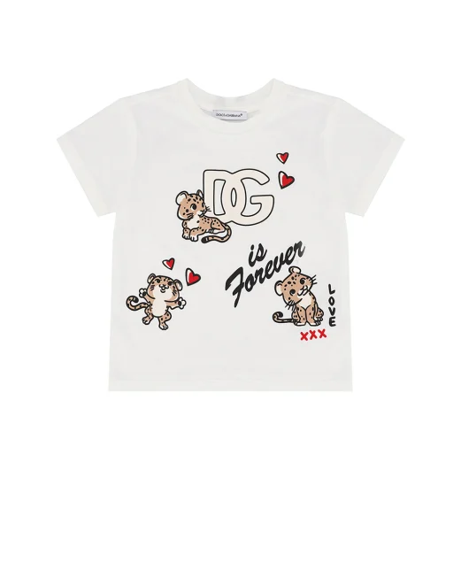 Dolce&Gabbana Детская футболка - Артикул: L1JTEY-G7N2W