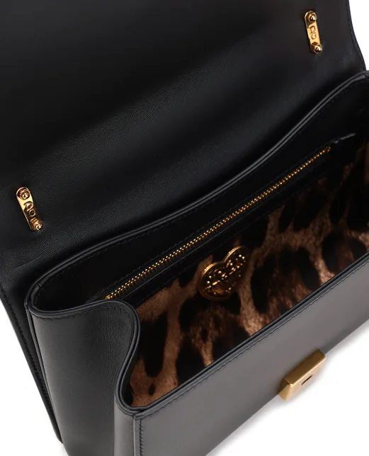 Dolce&Gabbana Кожаная сумка Devotion Medium - Артикул: BB7158-AW437
