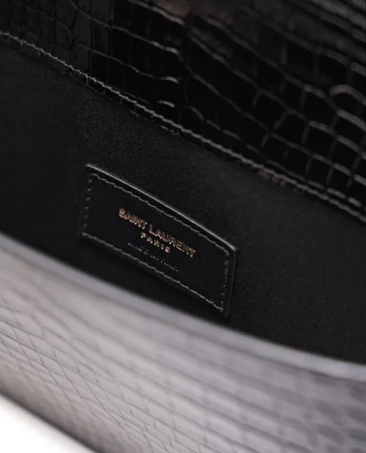 Saint Laurent Шкіряний клатч Uptown - Артикул: 565739-DND0J