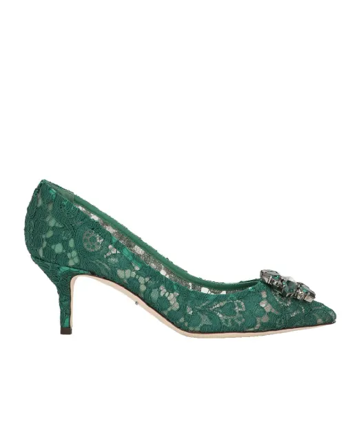 Dolce&Gabbana Кружевные лодочки Rainbow Lace - Артикул: CD0066-AL198
