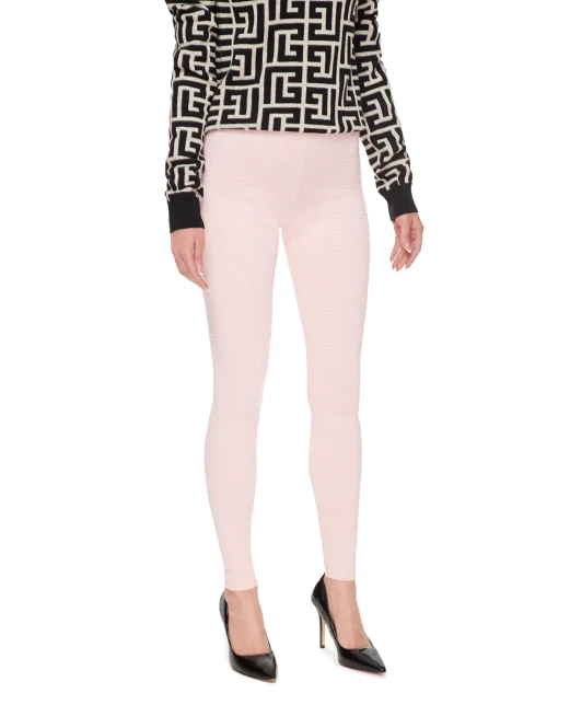 Balmain Шерстяные леггинсы - Артикул: YF1PD005KB02