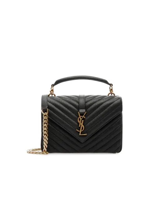 Saint Laurent Кожаная сумка College Medium - Артикул: 600279-BRM07-