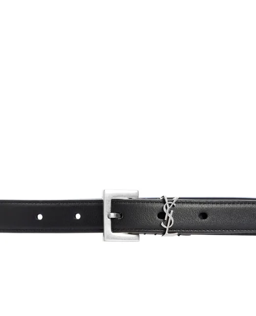 Saint Laurent Кожаный ремень - Артикул: 554465-BOO0E