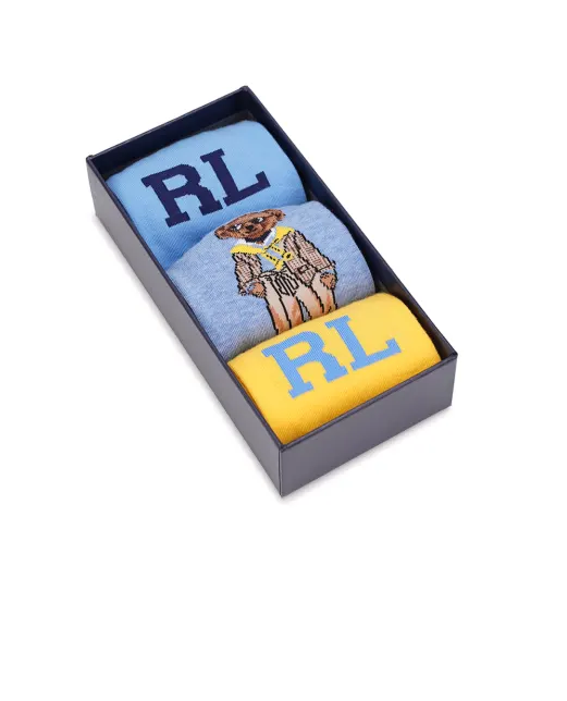 Polo Ralph Lauren Носки Polo Bear (3 пары) - Артикул: 455942355001