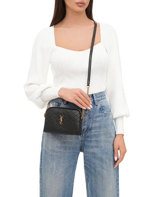 Saint Laurent Шкіряна сумка Gaby Mini - Артикул: 733667-1EL07