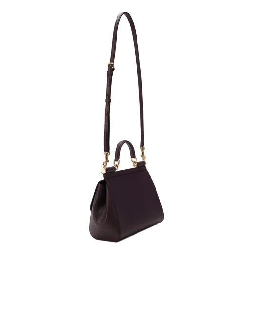 Dolce&Gabbana Кожаная сумка Sicily Large - Артикул: BB6002-A1001