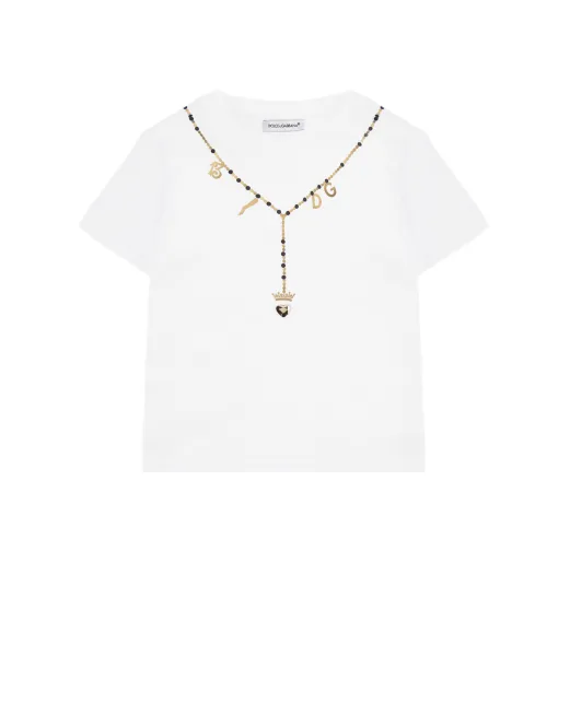 Dolce&Gabbana Дитяча футболка - Артикул: L2JTAZ-G7VWF