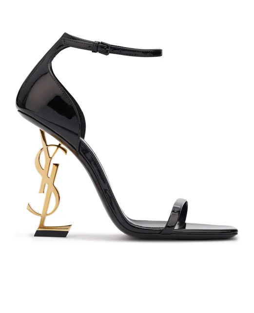 Saint Laurent Кожаные босоножки Opyum - Артикул: 557662-1TV1A