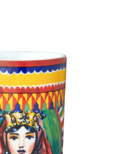Dolce&Gabbana Порцеляновий стакан для води - Артикул: TCB031-TCA22