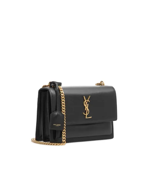 Saint Laurent Кожаная сумка Sunset Medium - Артикул: 442906-D420W